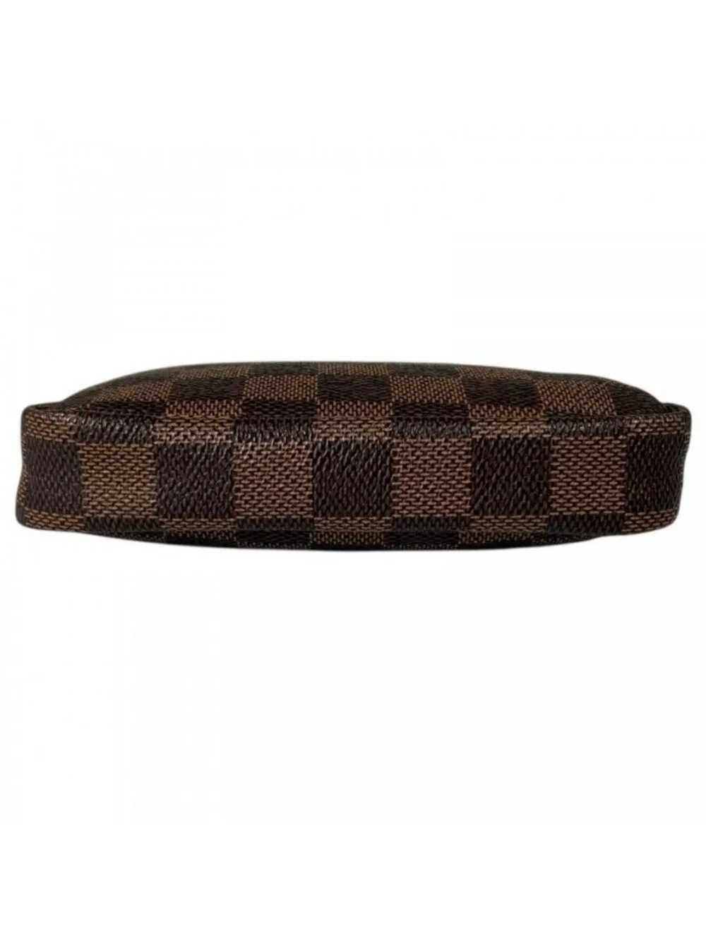 Louis Vuitton Pouch Damier Canvas Brown Gold